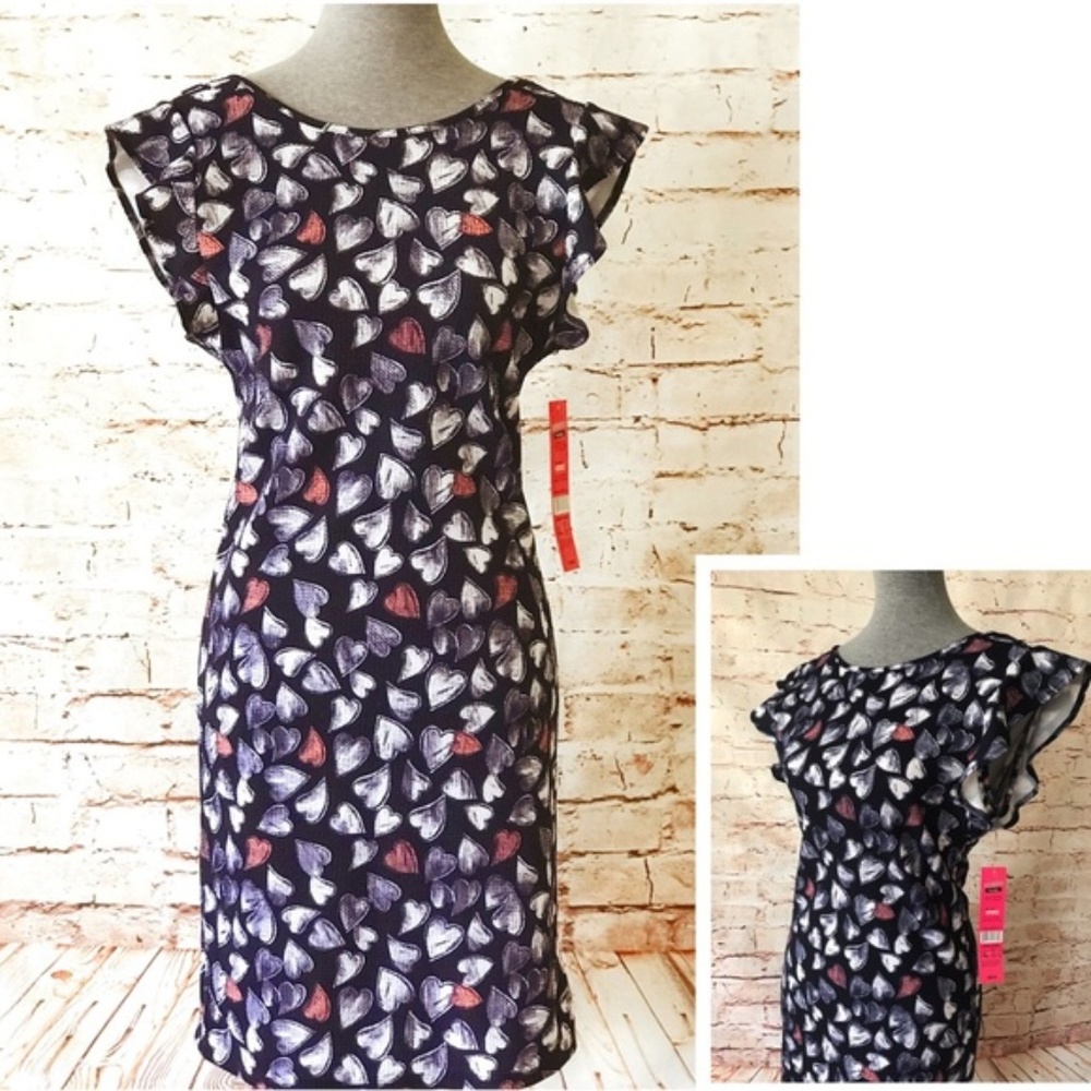 Heart Body Contour Dress - New w/o tag - XL